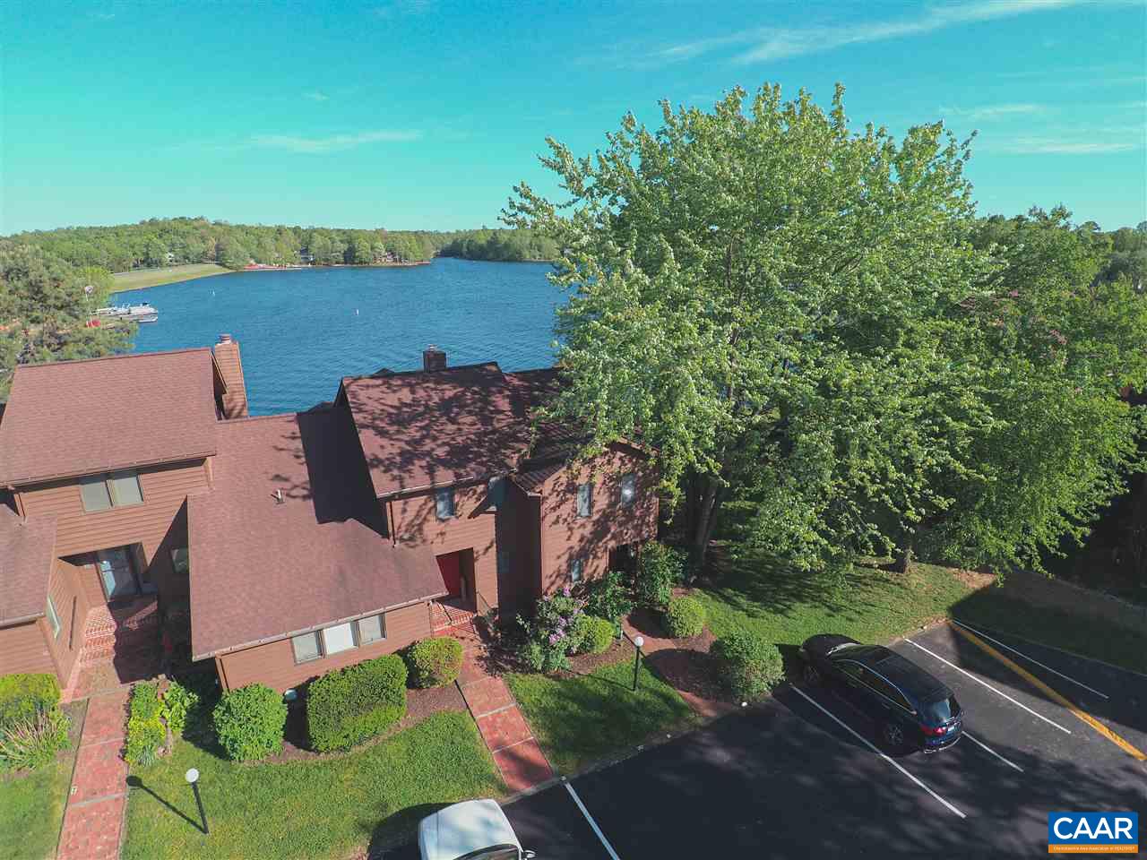 1 Marina Point, Unit B1 Palmyra, VA 22963 - Photo 2 of 31 an aerial view of a house with a garden