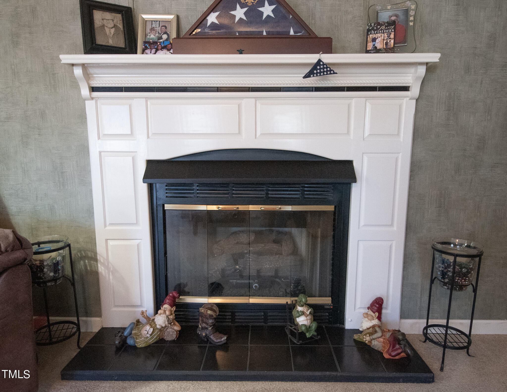 5446 Thompson Mill Road Graham, NC 27253 - Photo 4 of 36 Gas Log Fireplace (gas has been disconnected and tank removed)