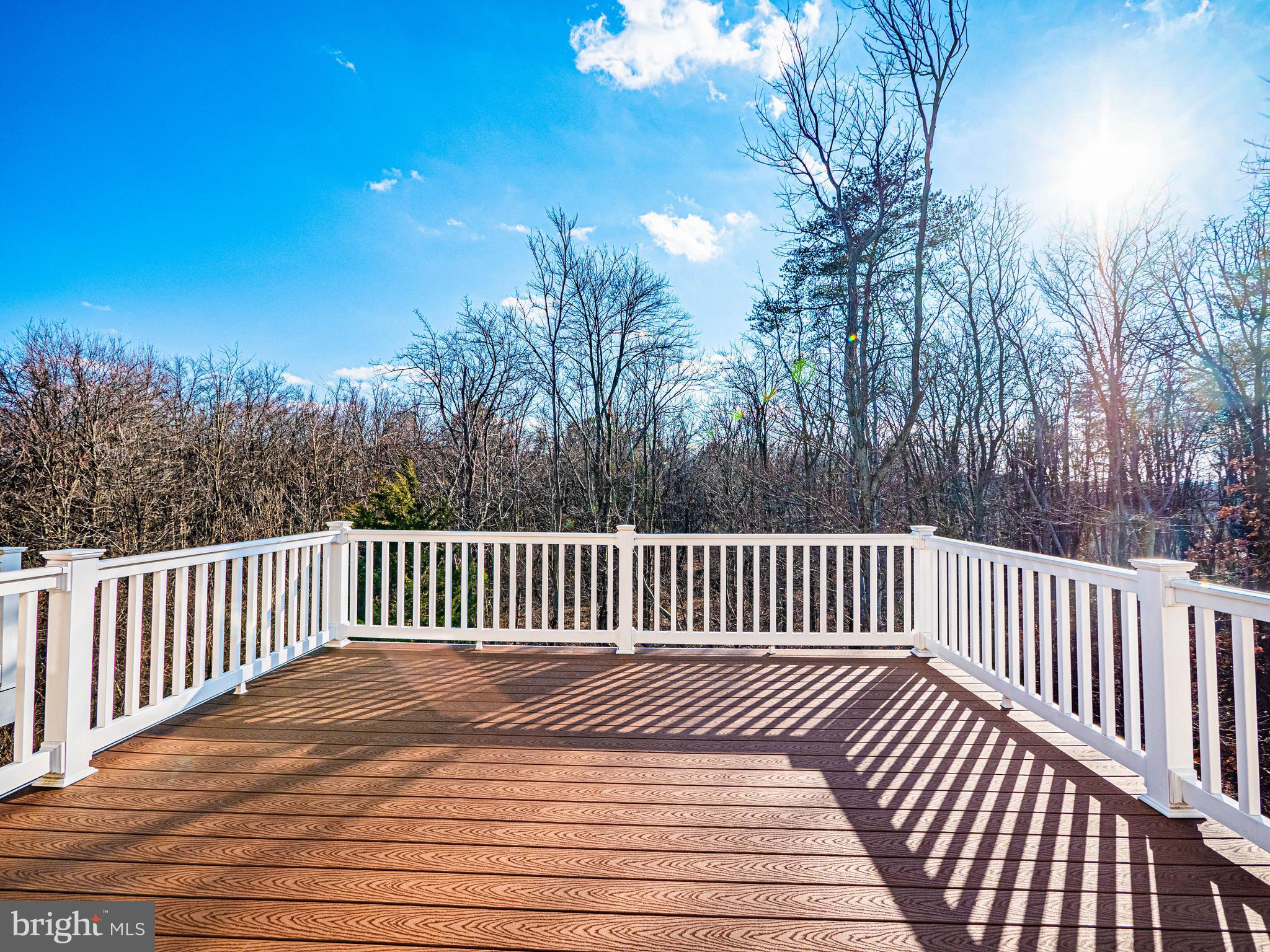 7315 Martin Farm Circle Rosedale, MD 21237 - Photo 21 of 46 a view of balcony with wooden floor and fence