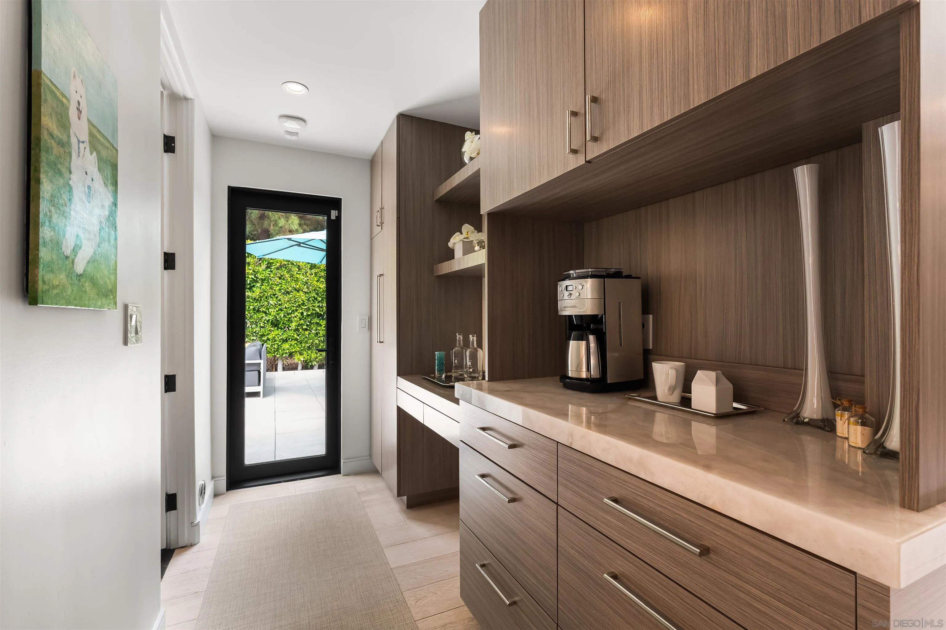 6887 Avenida Andorra La Jolla, CA 92037 - Photo 21 of 75 a spacious bathroom with a granite countertop sink and a mirror
