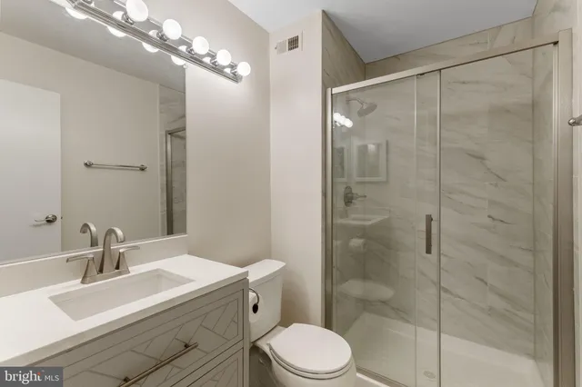 a front view of a building