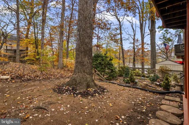 a view of outdoor space with seating