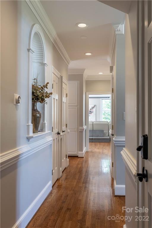 3674 River Road Hickory, NC 28602 - Photo 20 of 48 a view of a hallway view with wooden floor and furniture