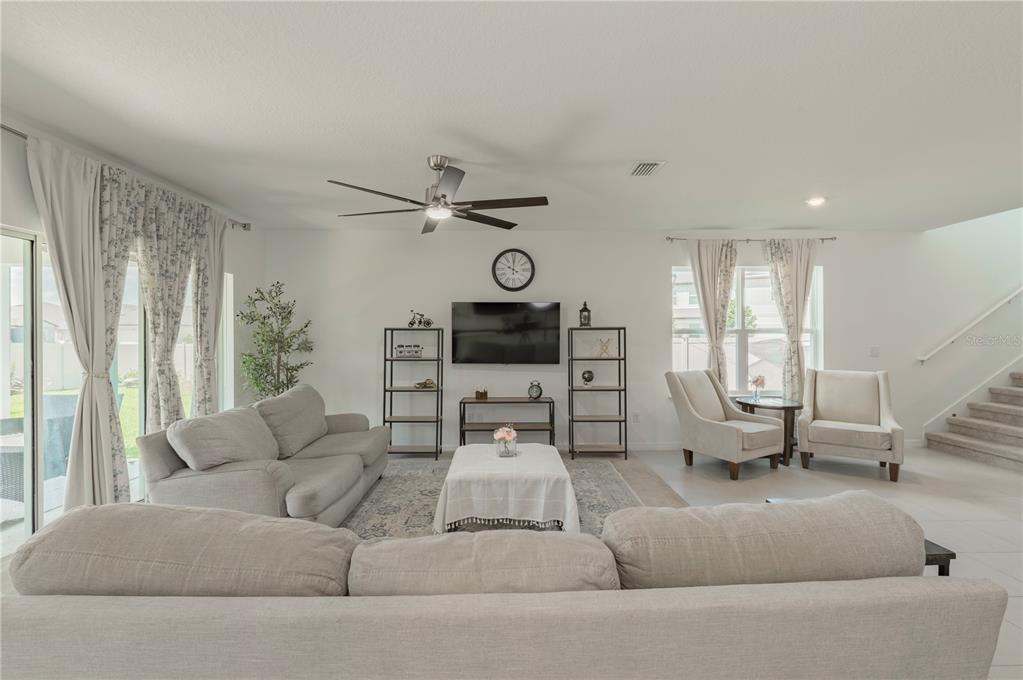 20864 Cherry River Road Land O' Lakes, FL 34638 - Photo 11 of 48 a living room with furniture and a large window