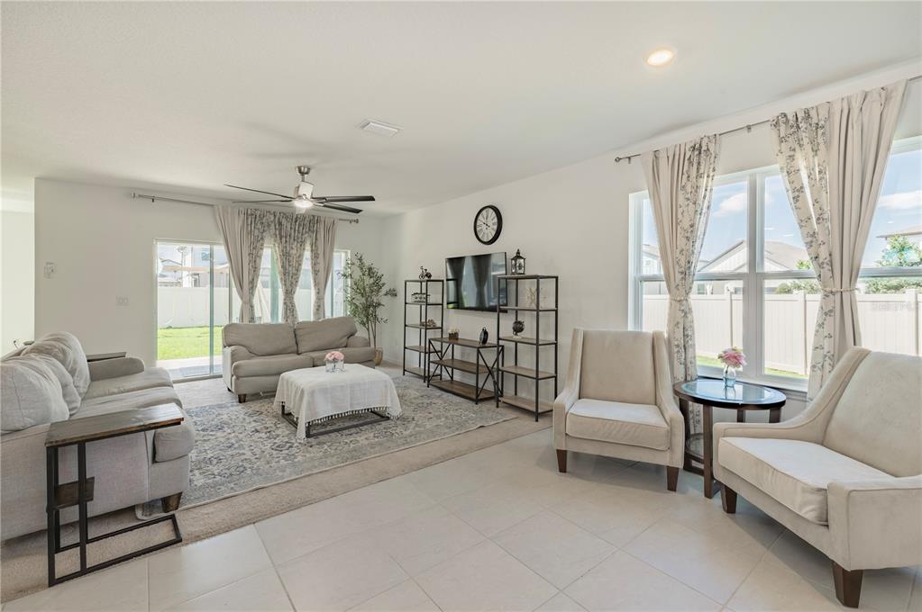 20864 Cherry River Road Land O' Lakes, FL 34638 - Photo 10 of 48 a living room with furniture and a large window
