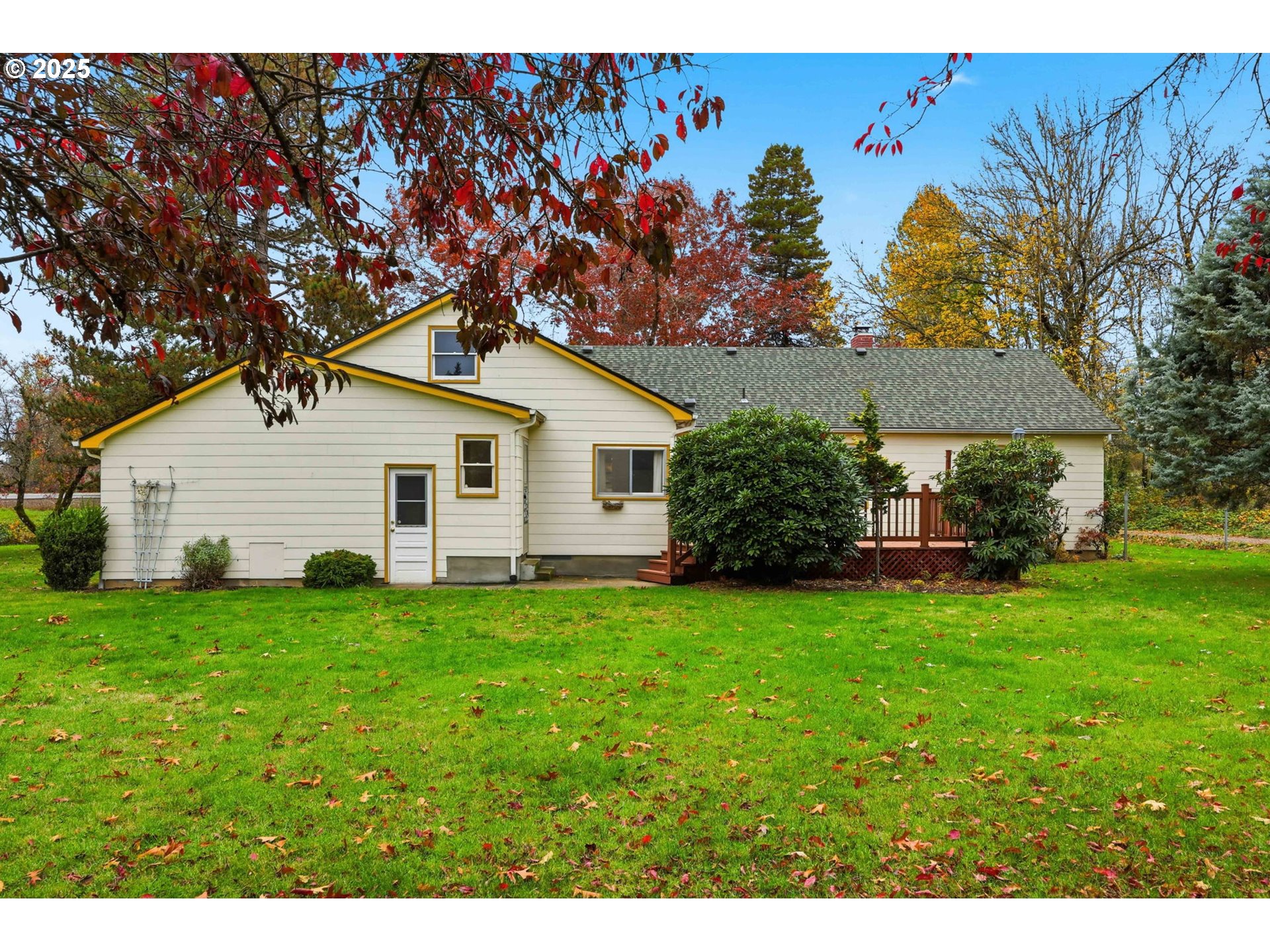 11040 Southeast McCreary Lane Boring, OR 97009 - Photo 32 of 38 a view of a backyard with plants and large tree