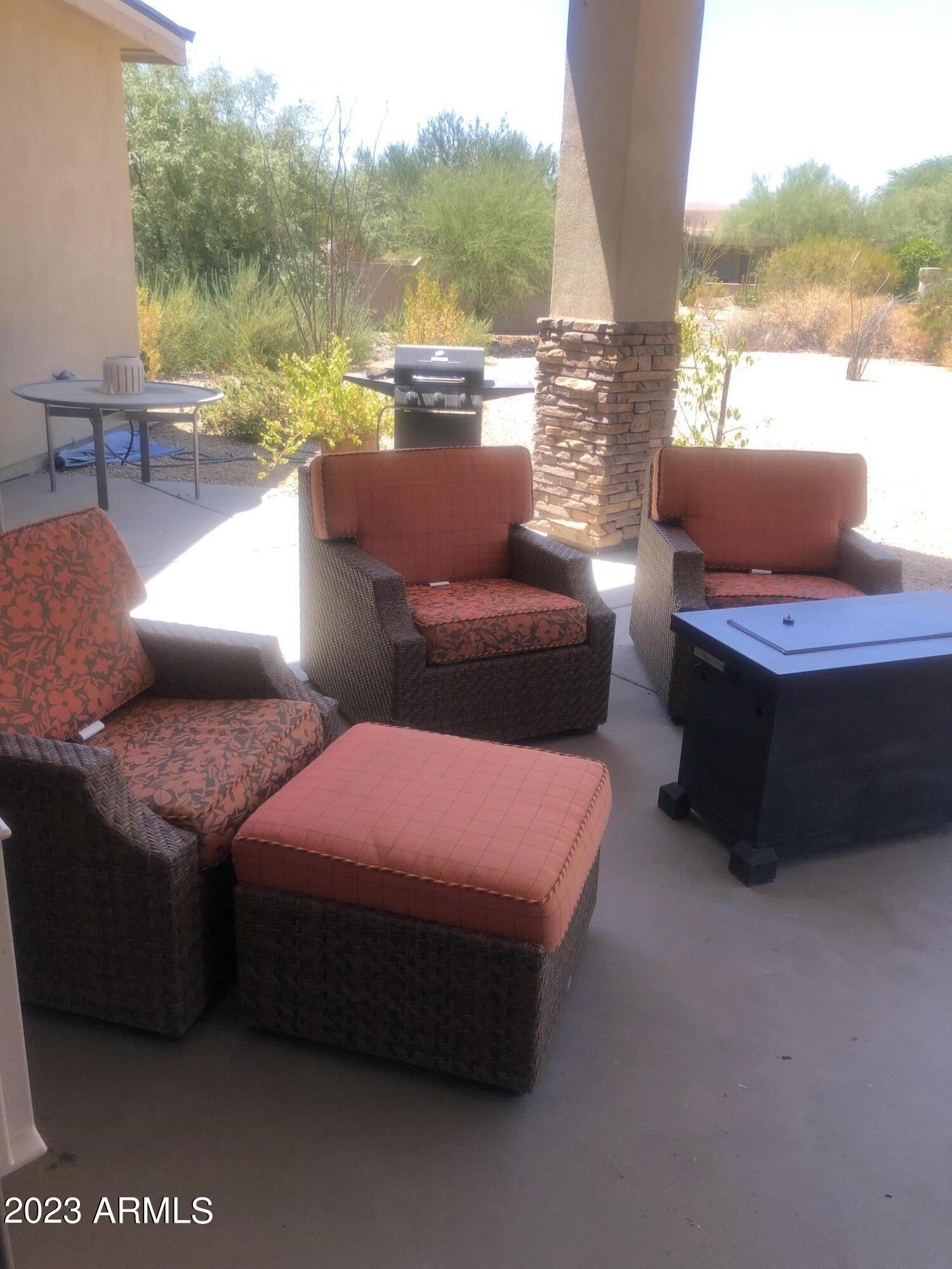 27808 Desierto Drive Rio Verde, AZ 85263 - Photo 39 of 42 a outdoor living space with furniture and a view of balcony