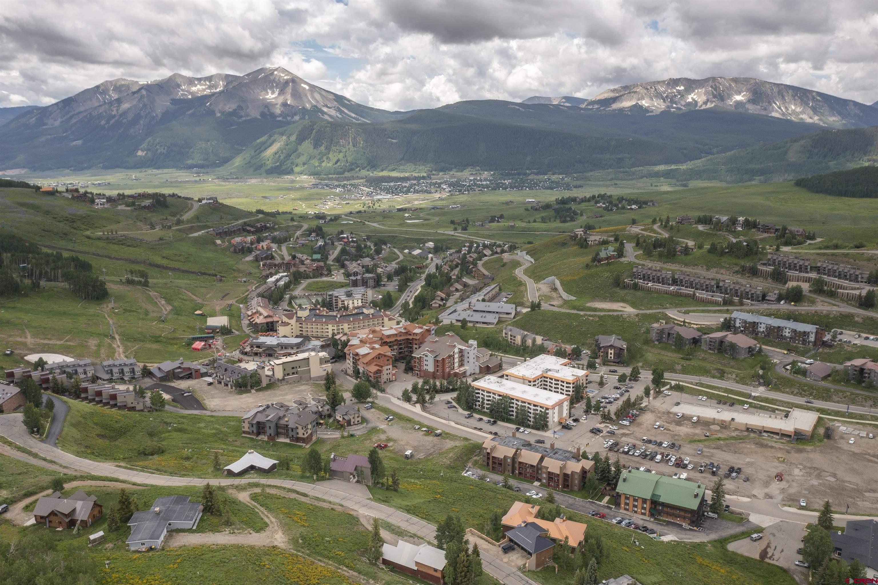 41 Whetstone Road Crested Butte, CO 81225 - Photo 15 of 33 a view of a city with mountains in the background