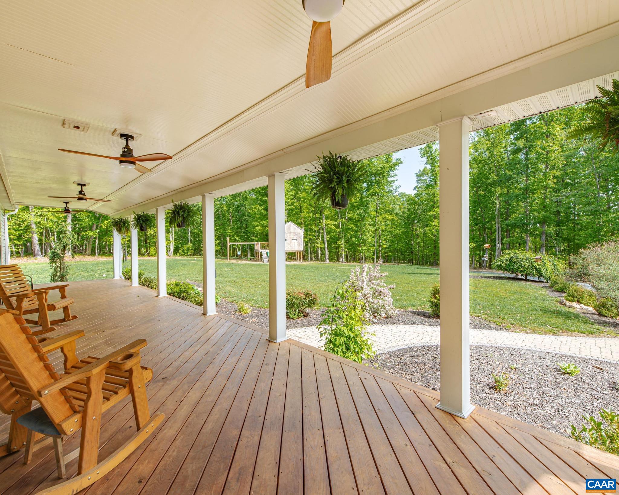 2016 Deep Creek Road Palmyra, VA 22963 - Photo 5 of 44 Full-Length Front Porch - Ceiling FANS, Electrical Outlets & Light Switches