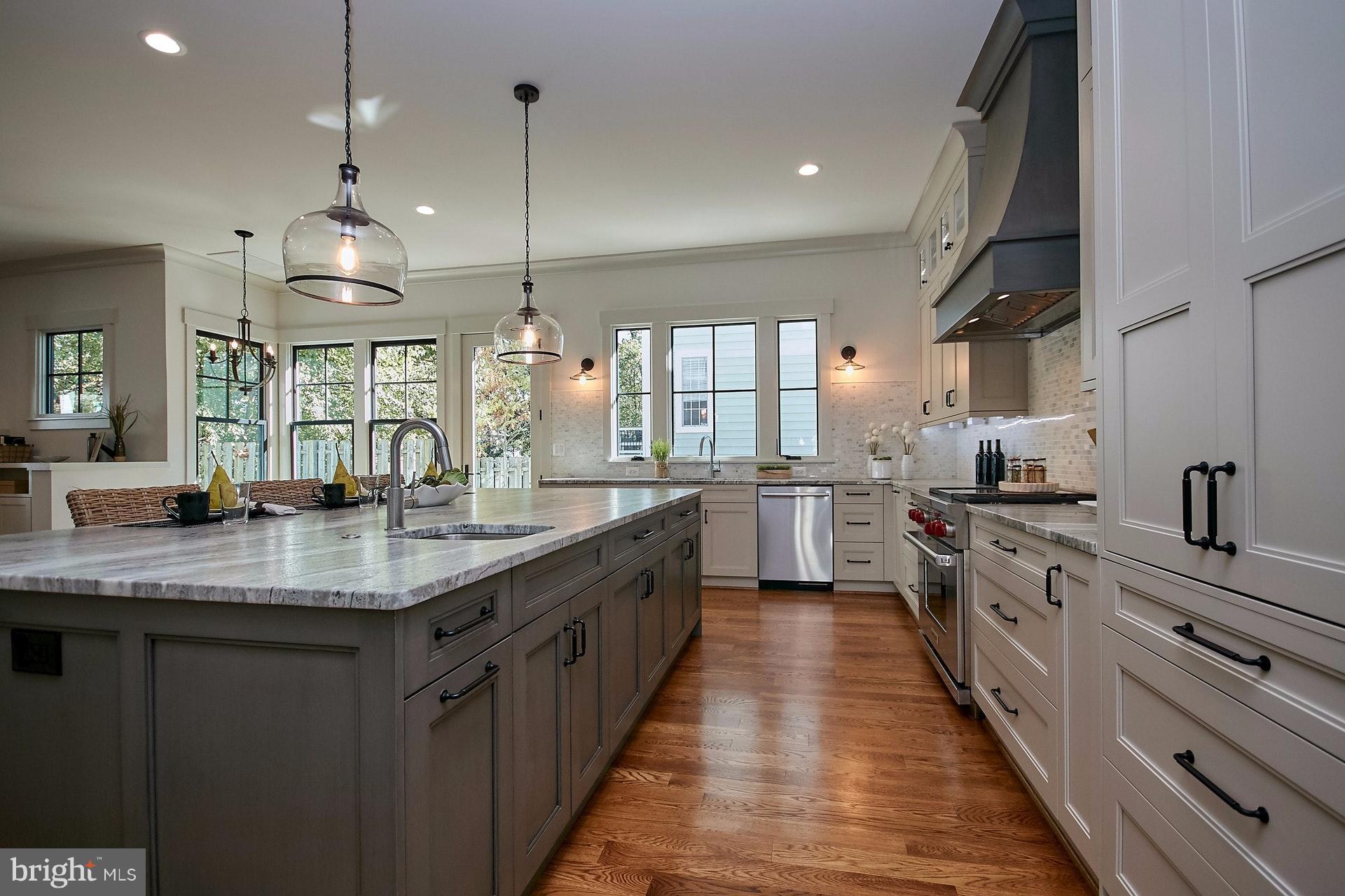 3313 John Marshall Drive Arlington, VA 22207 - Photo 7 of 30 Oversized Island w/ Prep Sink - Kitchen