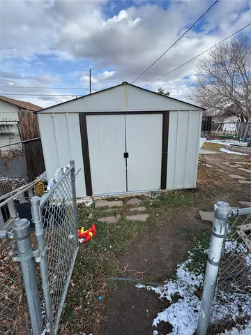 a view of backyard with outdoor space