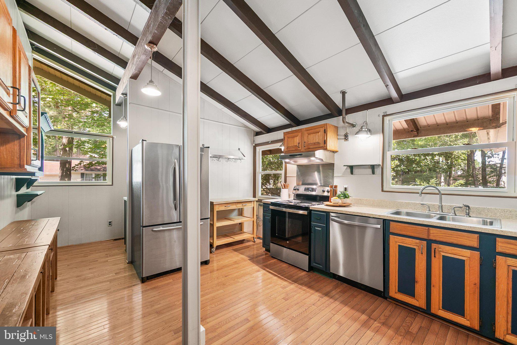 25 Seabreeze Road Ocean Pines, MD 21811 - Photo 12 of 56 Vaulted Beamed Ceiling