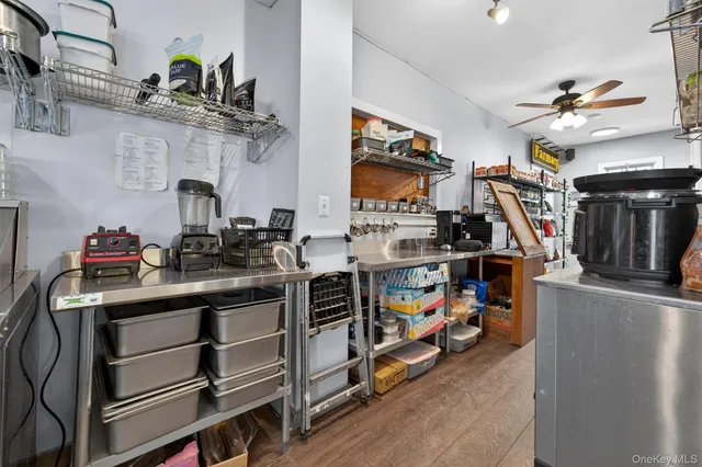 a view of storage and utility room