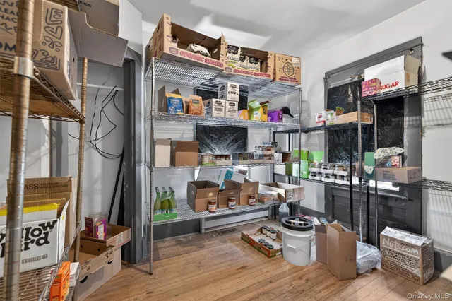 a view of storage and utility room