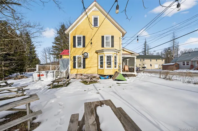 a view of a street with of house