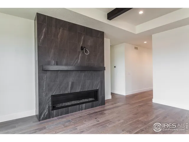 a view interior of the house and wooden floor