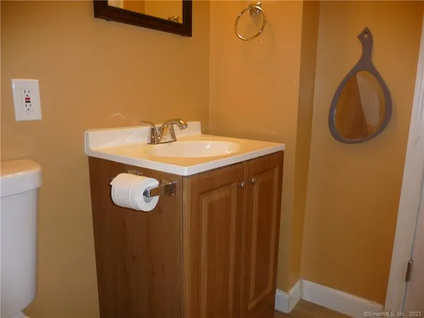 a utility room with a sink