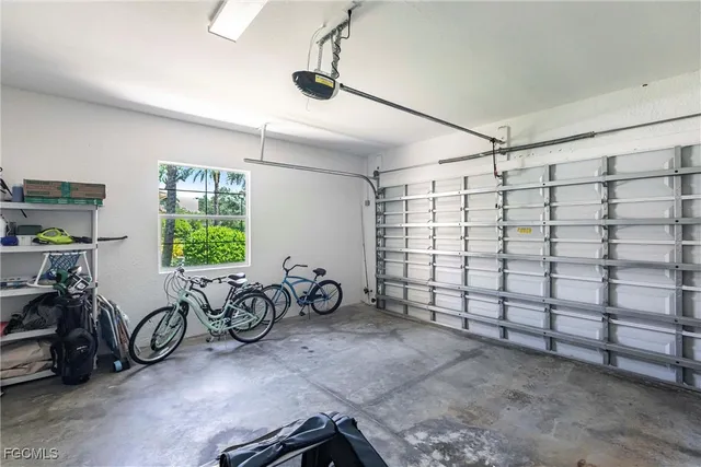 a view of a bike garage