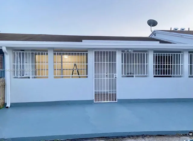 a view of front door