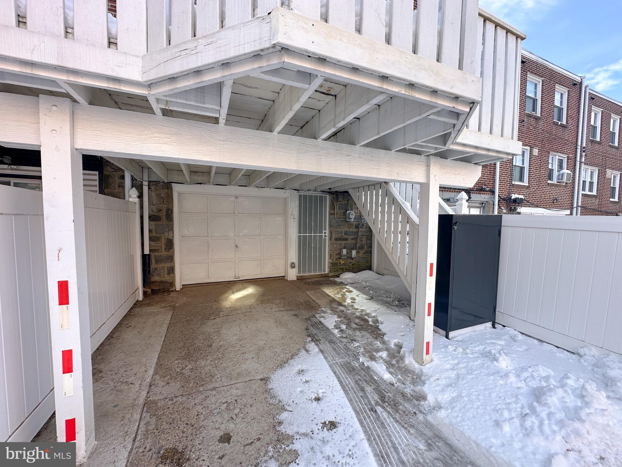 217 Stevens Street Philadelphia, PA 19111 - Photo 14 of 18 a view of a parking space in a building