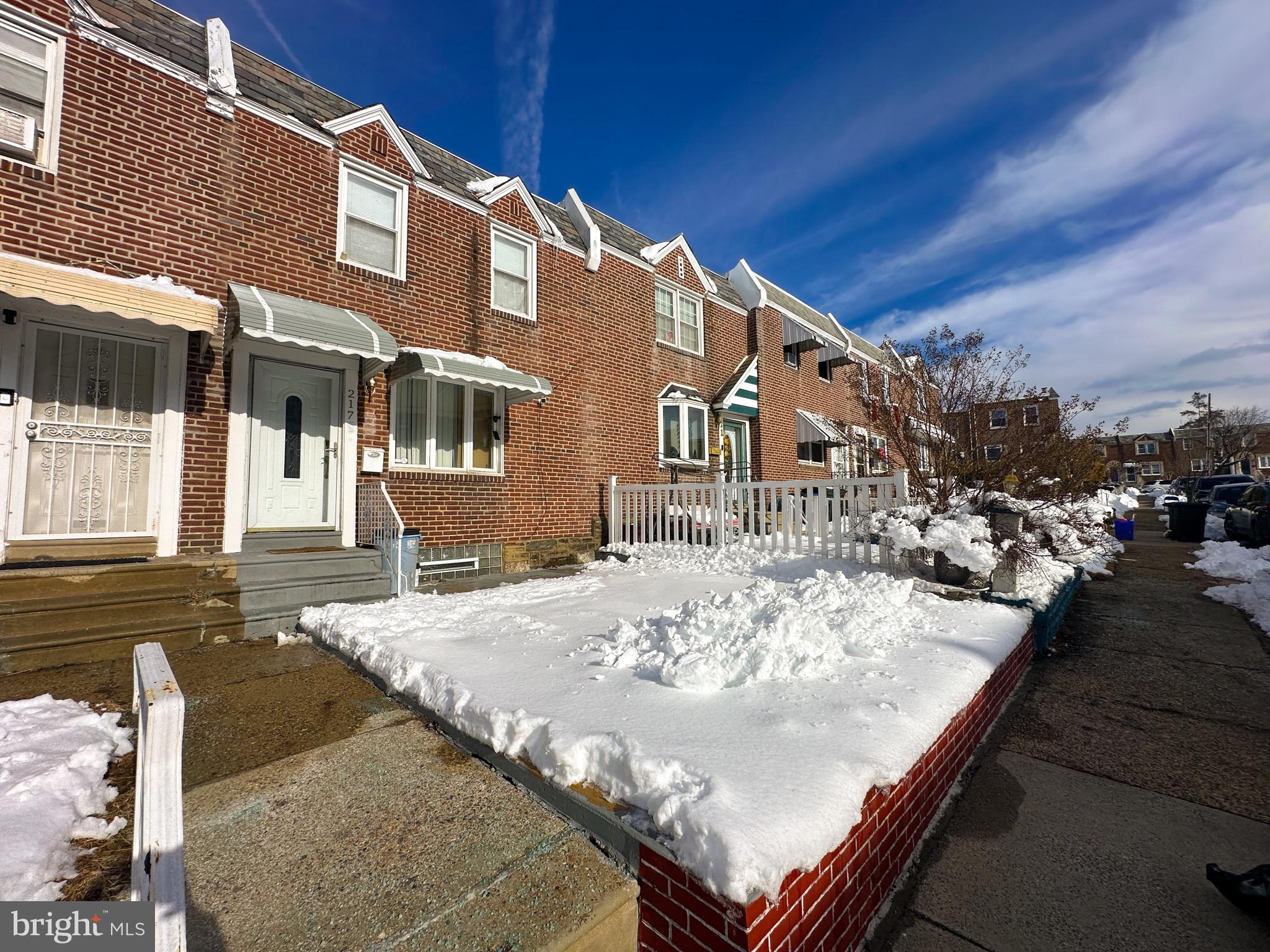 217 Stevens Street Philadelphia, PA 19111 - Photo 18 of 18 a view of a house with backyard