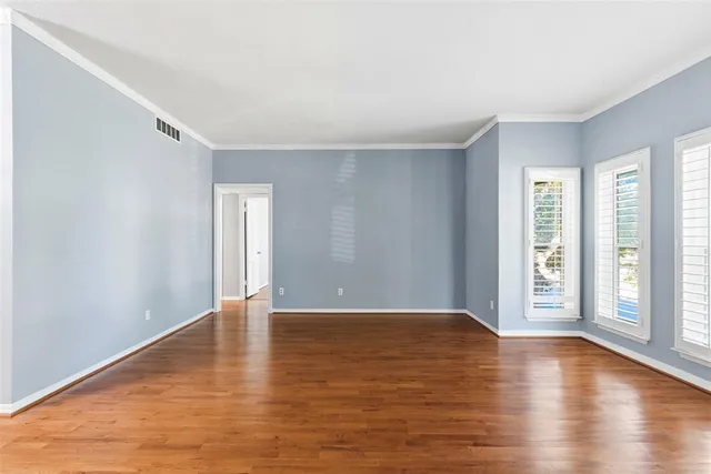a view of an empty room with window