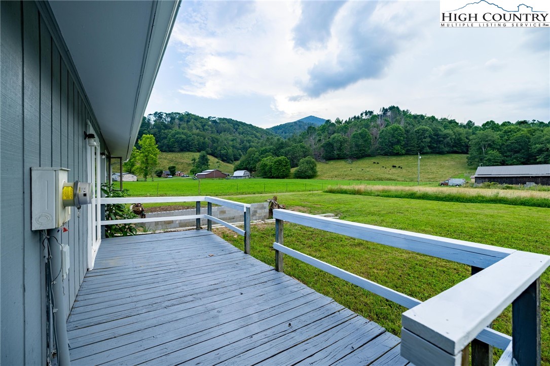 898 3 Top Road Creston, NC 28615 - Photo 40 of 48 a view of outdoor space yard and deck