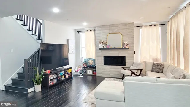 a view of a living room