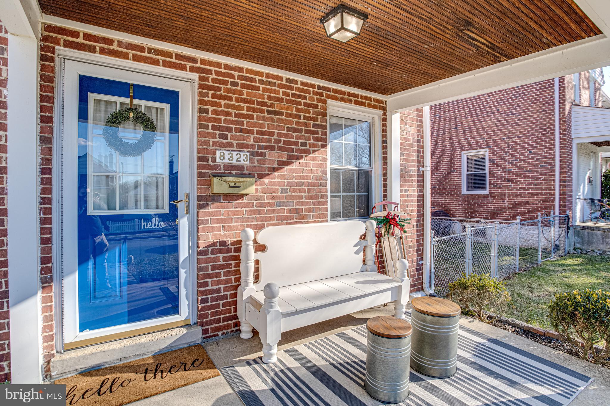8323 Hillendale Road Baltimore, MD 21234 - Photo 3 of 41 Covered front porch with lighting
