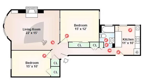 $4,000 | 1060 Beacon Street, Unit 5, Brookline, MA 02446