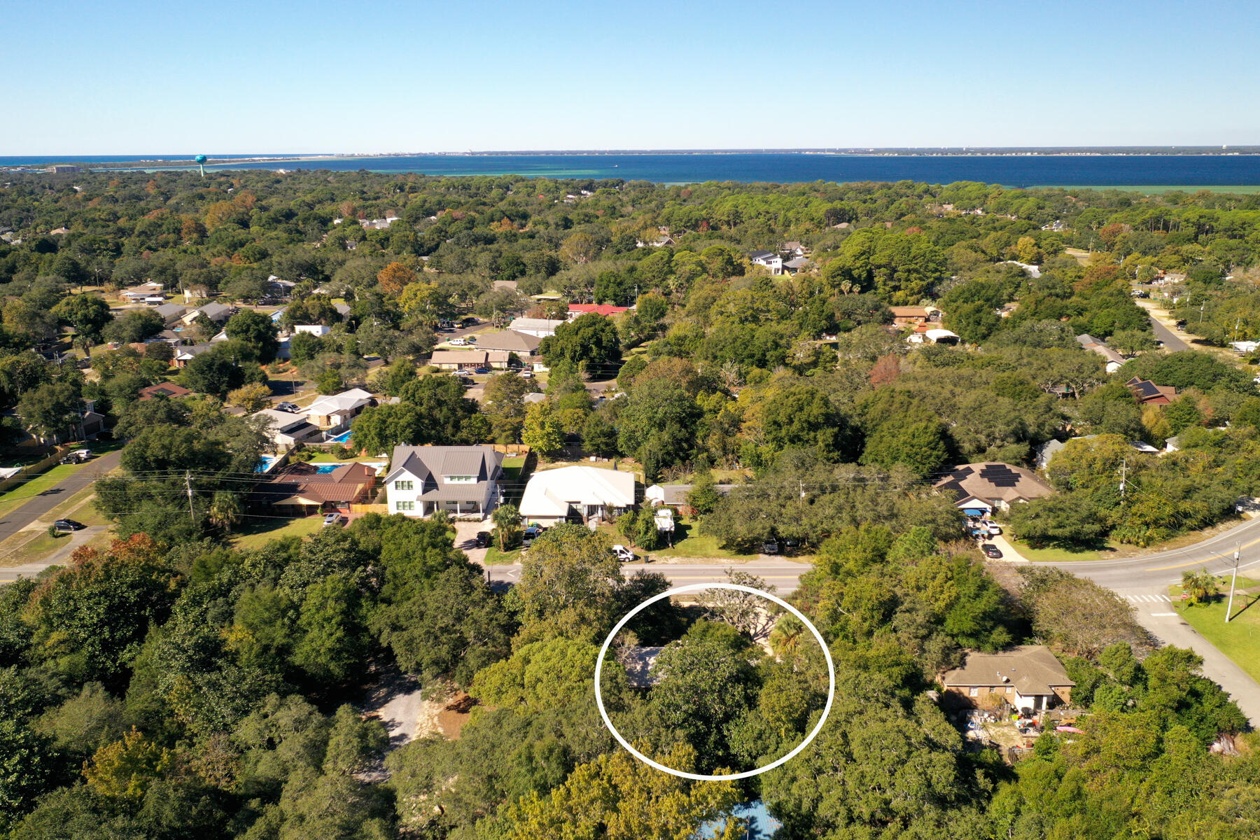 612 Beach Drive Destin, FL 32541 - Photo 29 of 34 an aerial view of residential houses with outdoor space