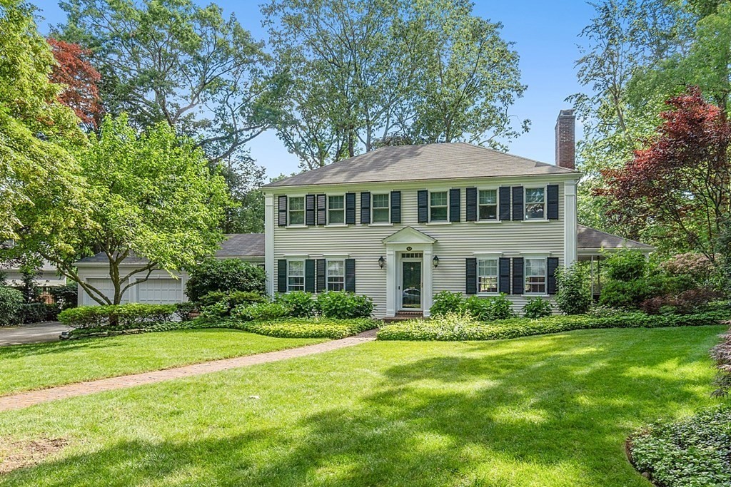 32 Sagamore Road Wellesley, MA 02481 - Photo 1 of 1 a front view of a house with a yard