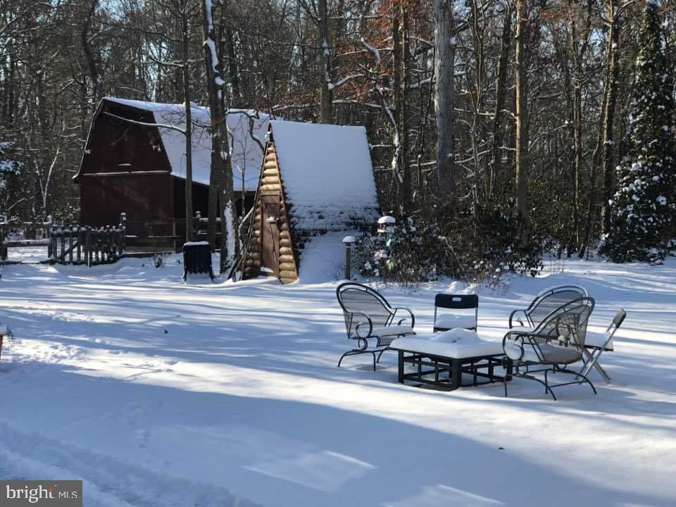 21 Carranza Road Tabernacle, NJ 08088 - Photo 50 of 50 a view of backyard with outdoor seating and trees