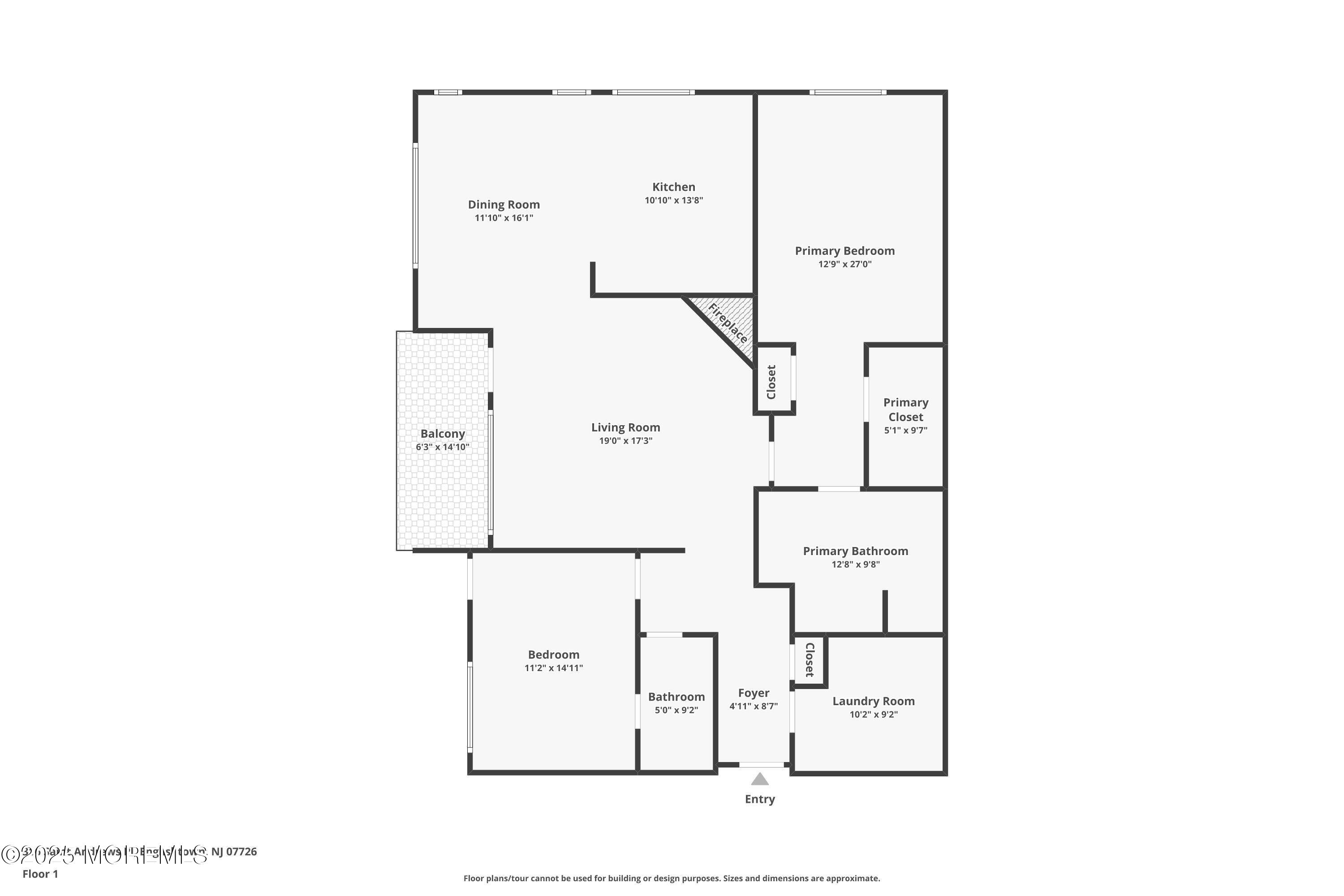 316 St Andrews Place Manalapan, NJ 07726 - Photo 42 of 42 316 Saint Andrew's Floor Plan