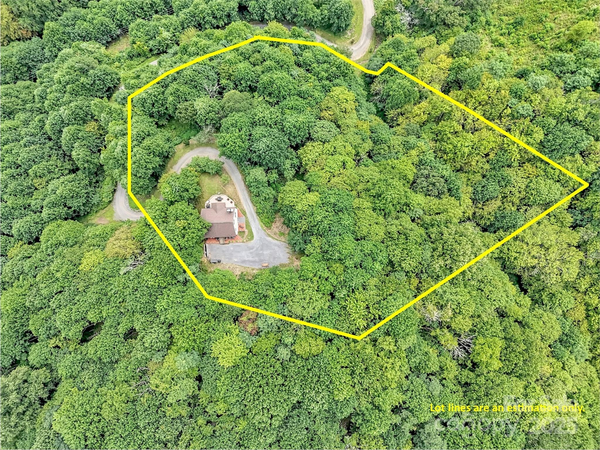 4823 Max Patch Road Clyde, NC 28721 - Photo 43 of 47 a bird view of a house with a yard