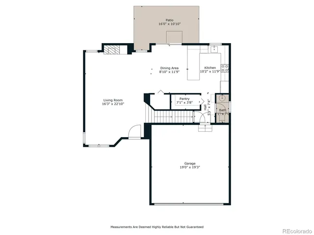 a picture of a floor plan