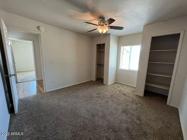 a view of room with front door