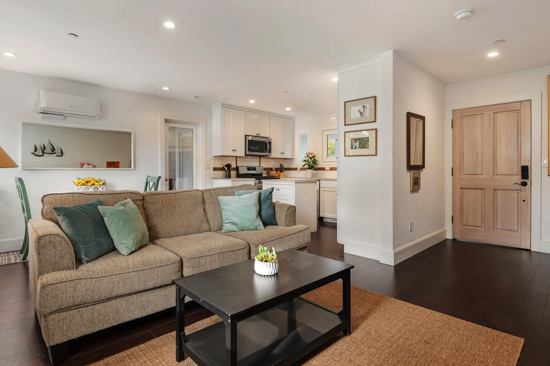 Restricted Address Santa Barbara, CA 93101 - Photo 1 of 27 a living room with stainless steel appliances furniture and a wooden floor