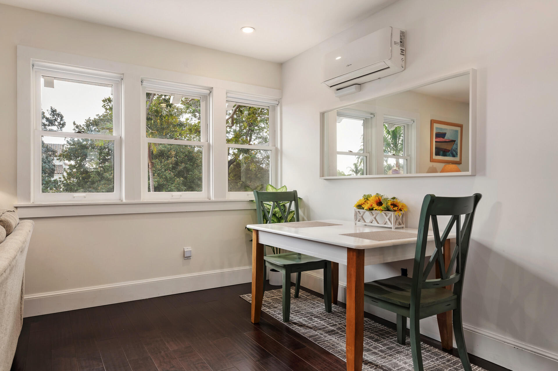 Undisclosed Address Santa Barbara, CA 93101 - Photo 14 of 27 a view of a dining room that has a table and chairs in it
