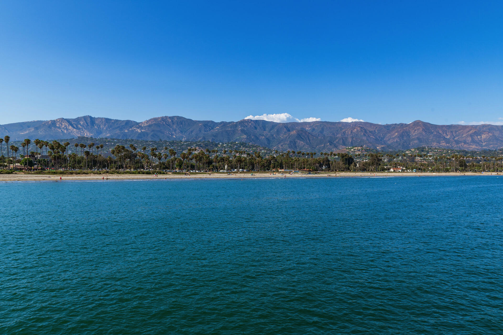 Undisclosed Address Santa Barbara, CA 93101 - Photo 20 of 27 a view of a lake with mountains in the background