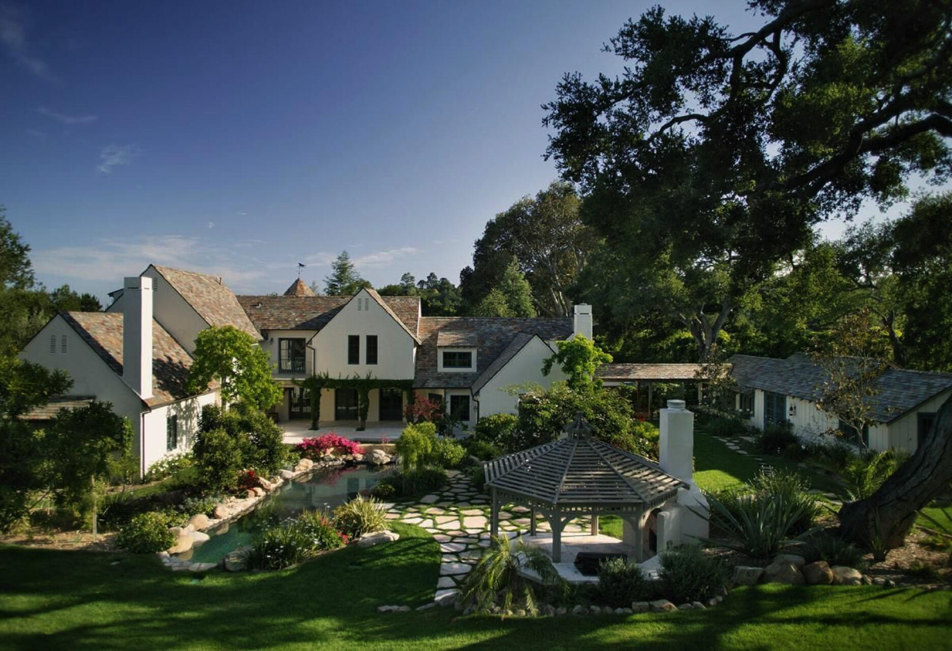 Undisclosed Address Santa Barbara, CA 93101 - Photo 22 of 27 a front view of house with yard and green space