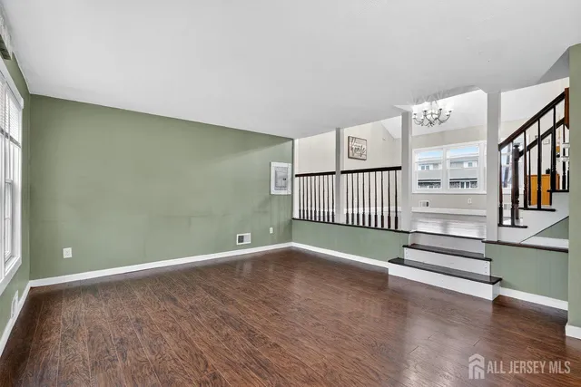 a view of livingroom with stairs and stairs
