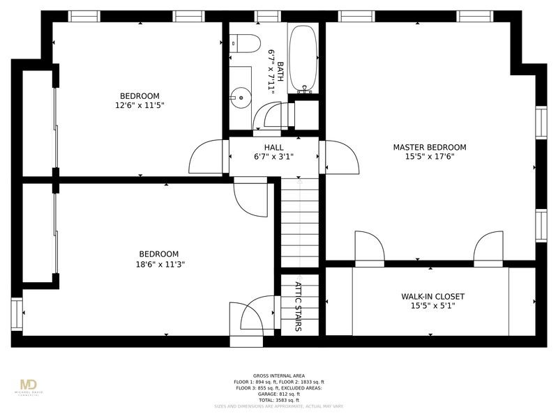 1104 Sisson Road Coventry, RI 02827 - Photo 49 of 50 Second Floor, floor plan