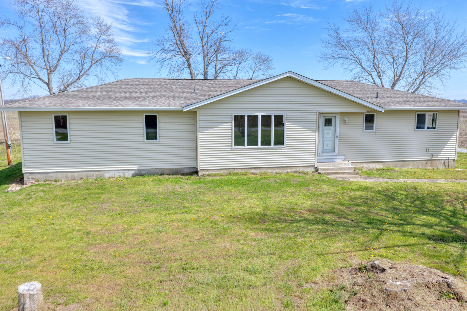 676 Swan Pond Road Jacob, IL 62950 - Photo 35 of 42 a front view of house with yard and trees in the background