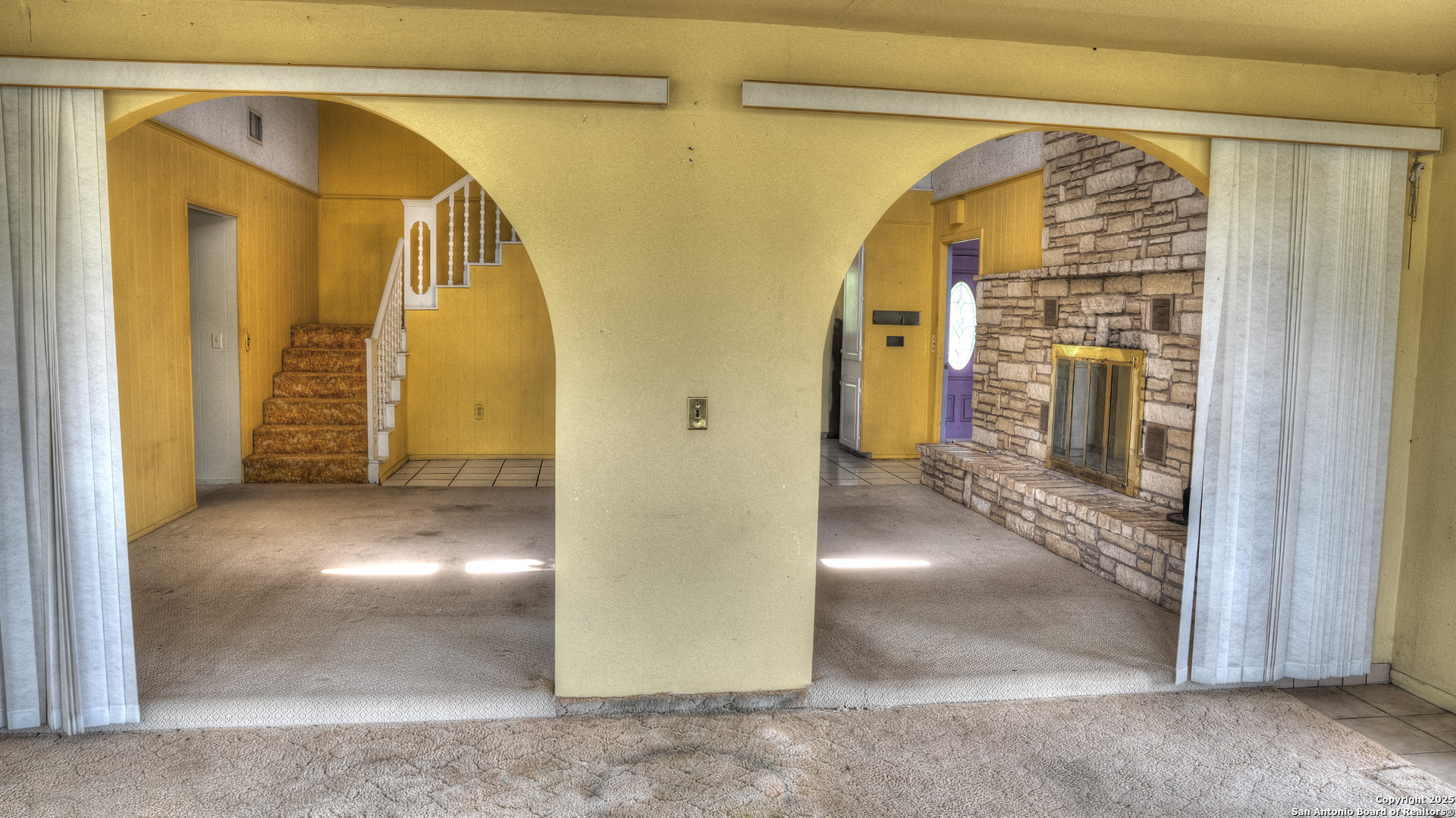 6671 Ranch Road 1120 Rio Frio, TX 78879 - Photo 26 of 47 a view of a hallway with wooden floor and entryway