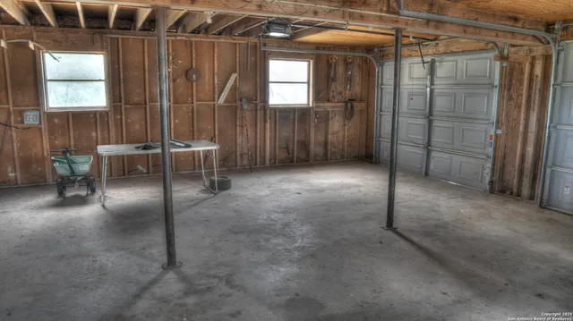 a view of an outdoor space and mountain view