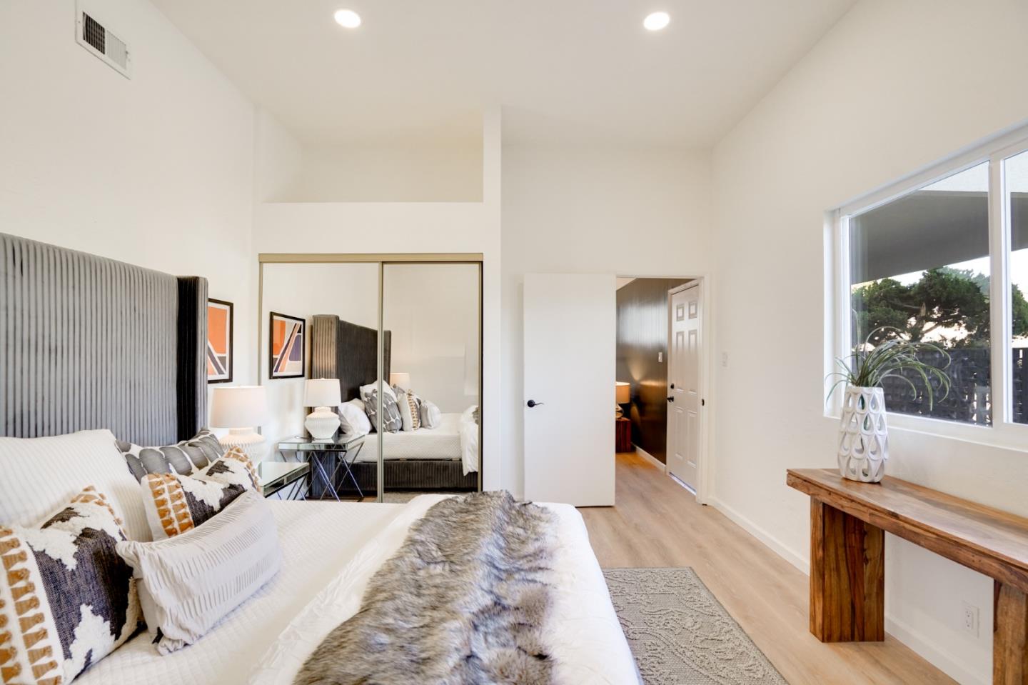 4615 Redding Street Oakland, CA 94619 - Photo 29 of 49 a bedroom with bed and a couch