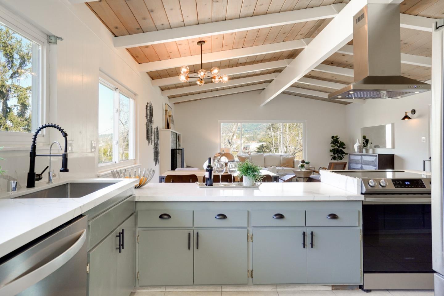 4615 Redding Street Oakland, CA 94619 - Photo 10 of 49 a kitchen with a sink and a window