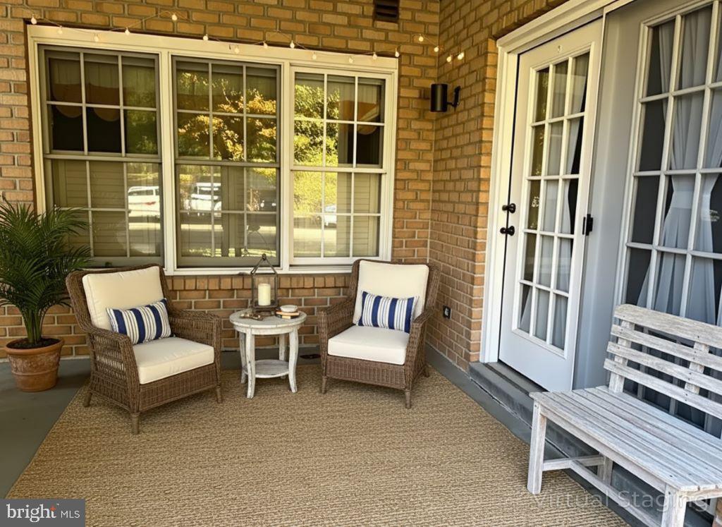12330 Rosslare Ridge Road, Unit 108 Lutherville-Timonium, MD 21093 - Photo 3 of 28 virtually staged photo of patio