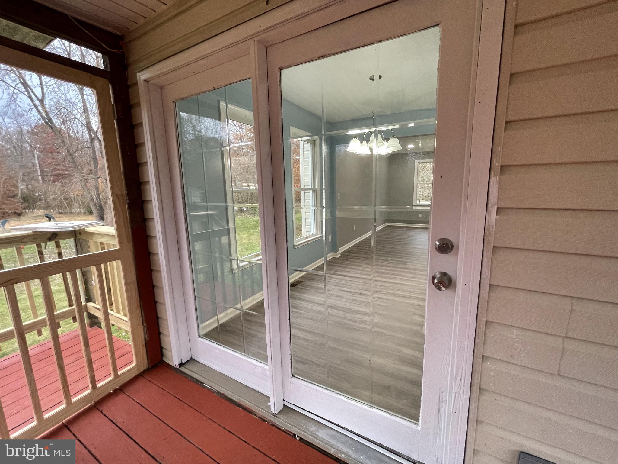 3165 Old Elk Neck Road Elkton, MD 21921 - Photo 31 of 50 Beveled Glass French doors from kitchen to porch